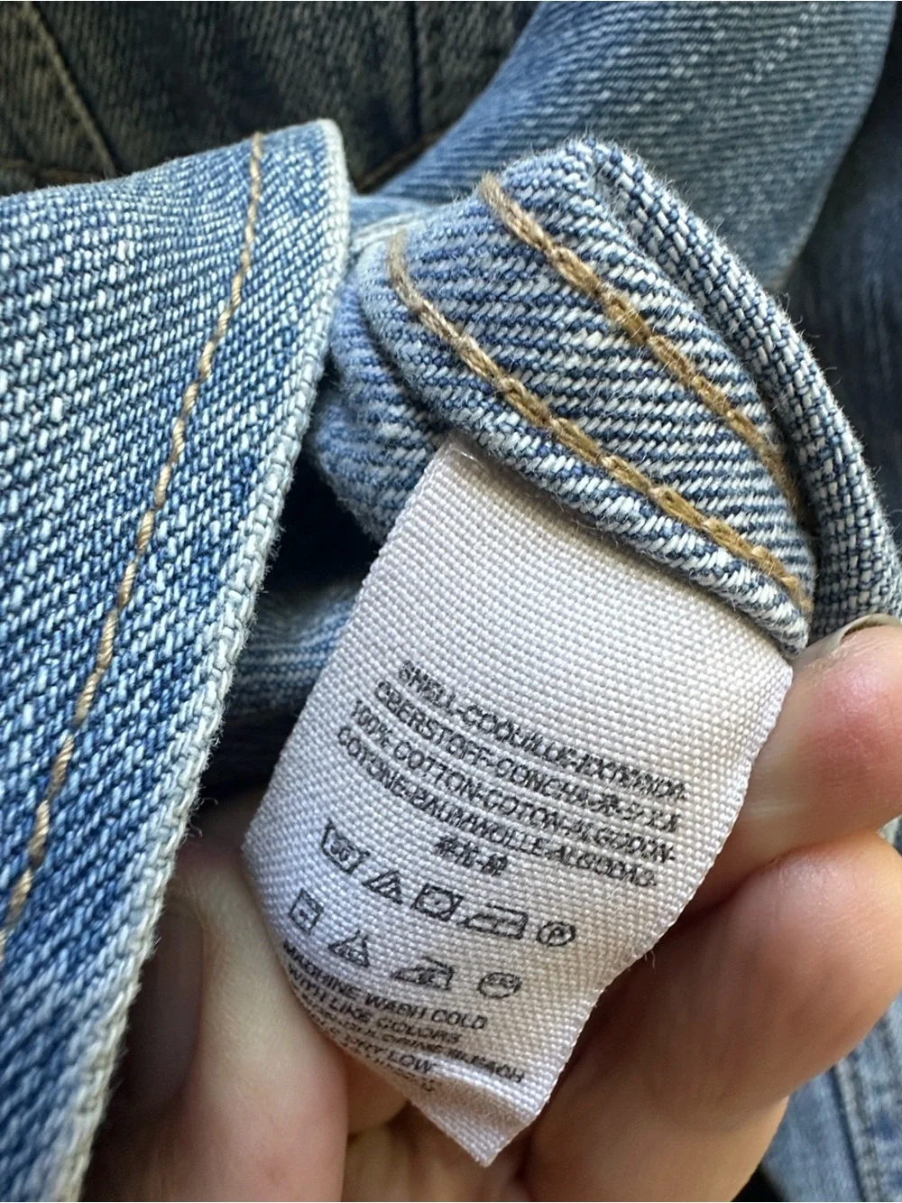 Free People Oversized Double Breasted Blue Denim Jacket